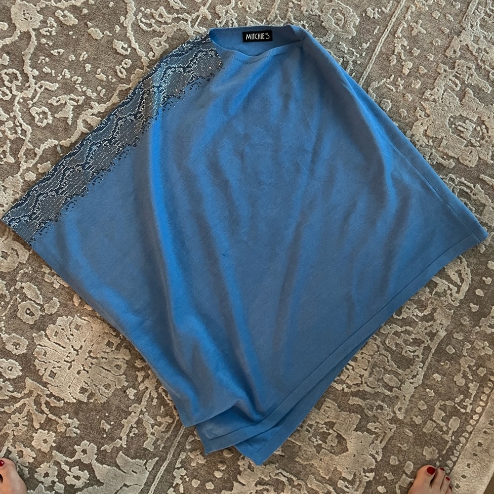 Brand new Chrystal poncho